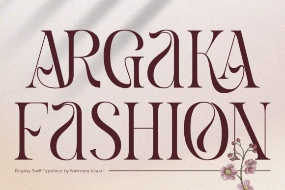 Argaka Fashion: A Premium Serif Display Font for Editorial Design