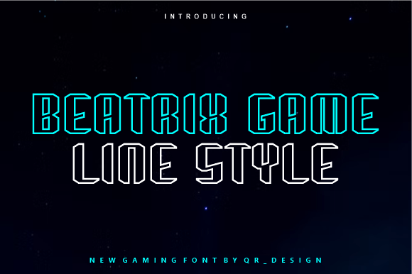 Beatrix Game Line: The Bold Typeface for Modern Web Design