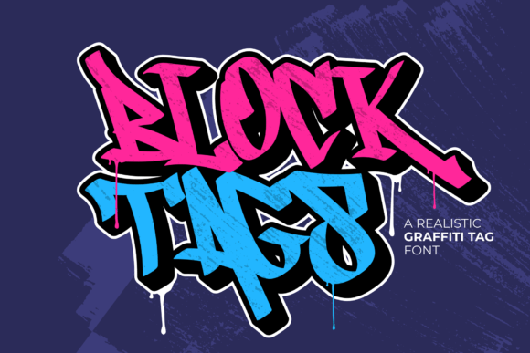 Block Tags: The Graffiti Display Font That Elevates Web Design