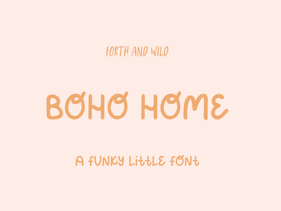 Boho Home: The Perfect Handwritten Display Font for Modern Web Design