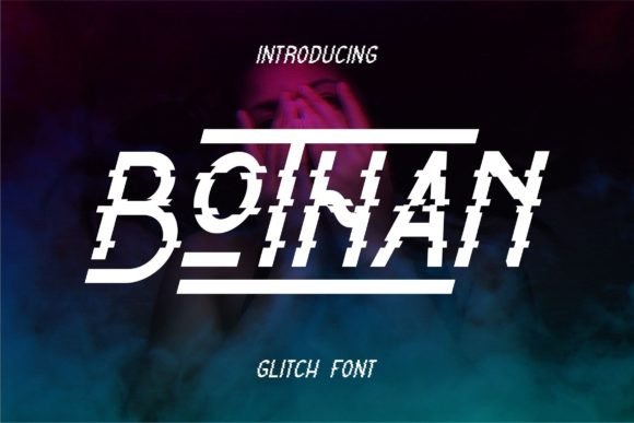 Bothan: The Glitch-Style Typeface for Modern Editorial Design