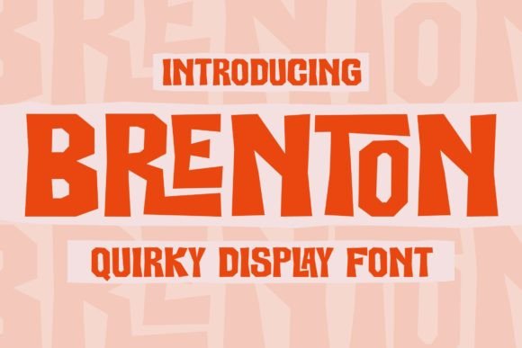Brenton: A Modern Display Typeface for Editorial Design