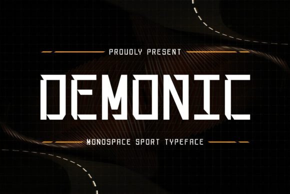 Demonic: The Display Font That Stops Scrolling