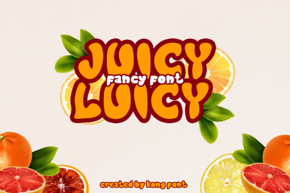Juicy Luicy: The Playful Typeface That Elevates Small Business Branding