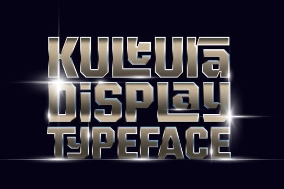 Kultura: The Perfect 90s-Style Display Font for Your Crafts