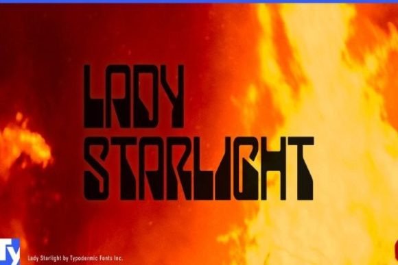 Lady Starlight: The Bold Display Typeface for Editorial Impact