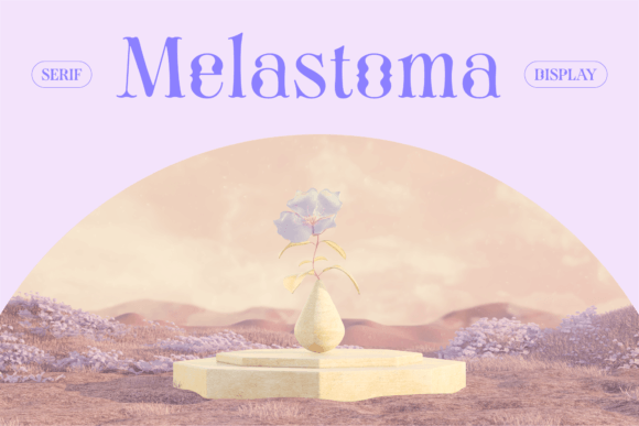 Melastoma: A Display Typeface for Elegant Editorial Design