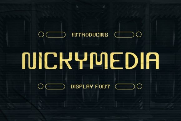 Nickymedia: A Versatile Display Typeface for Modern Branding
