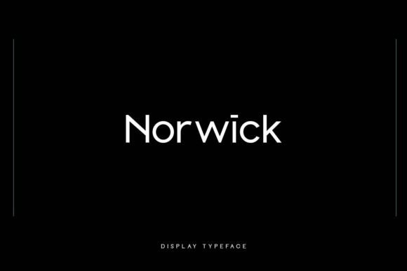 Norwick: The Modern Typeface for Editorial Design