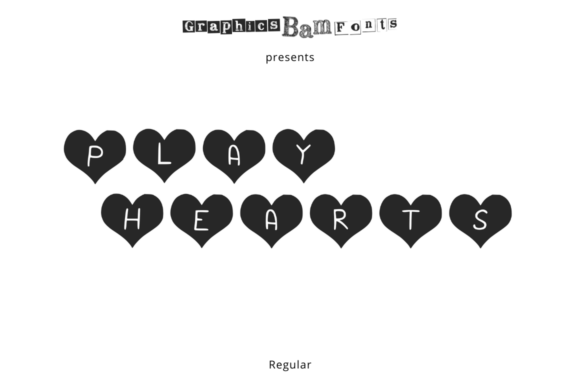 Play Hearts Regular: The Romantic Typeface for Warm Brand Identity