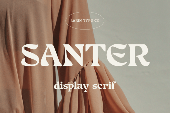 Santer: The Elegant Serif Font for Handmade Product Labels