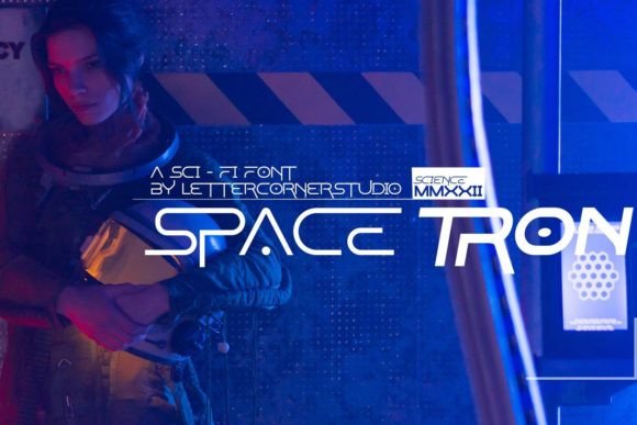 Spacetron: The Futuristic Display Font for Modern Web Design