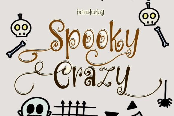 Spooky Crazy: The Playful Display Typeface for Modern Editorial Design