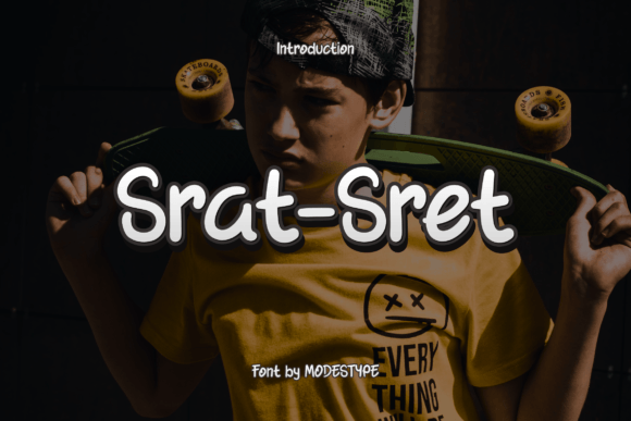 Srat Sret: A Bold Display Typeface for High-Energy Web Projects