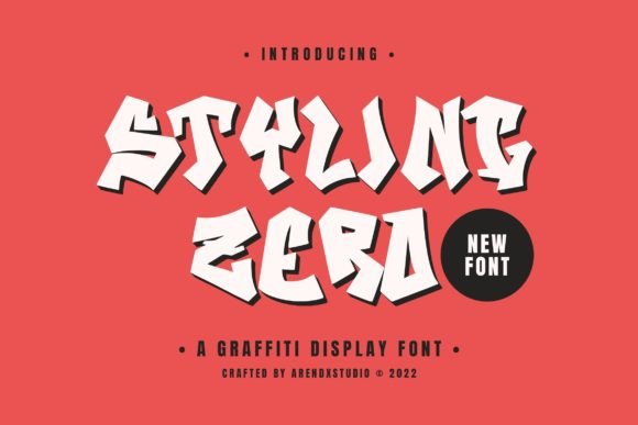 Styling Zero: The Street Art Typeface That Transforms Digital Layouts