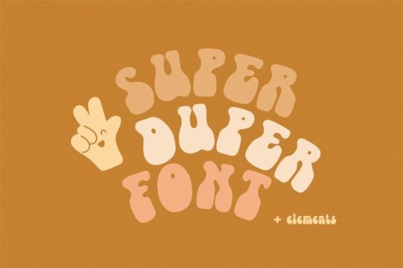 Super Duper: The Creative Display Font for Bold Campaigns