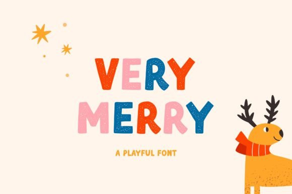 Very Merry: A Playful Display Typeface for Digital Brands
