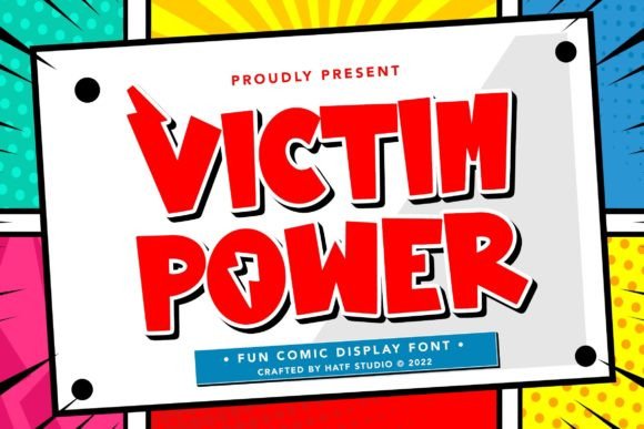 Victim Power: The Display Font That Elevates Digital Branding