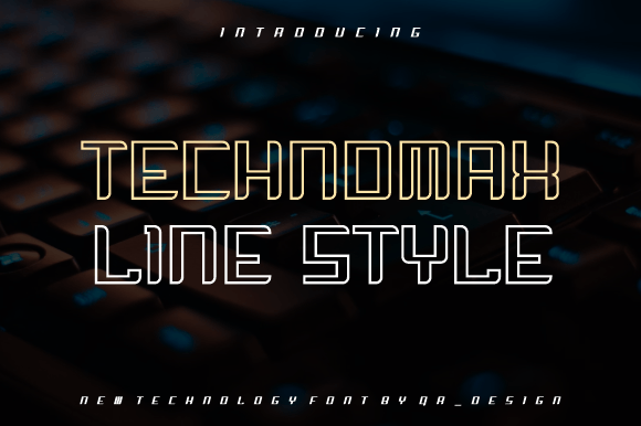 Why Technomax Line Is the Bold Typeface Your Digital Brand Needs