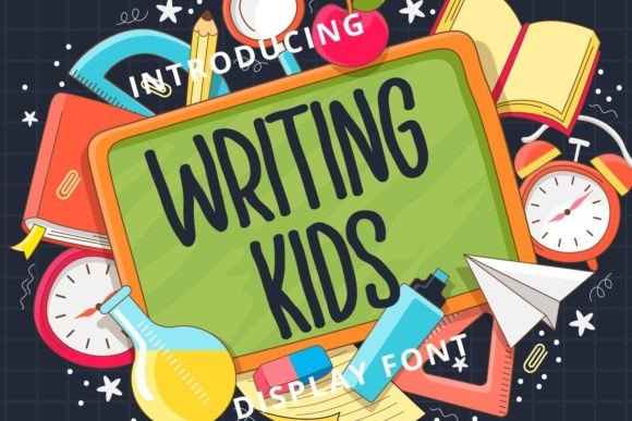 Writing Kids: The Handwritten Typeface for Engaging Editorial Design
