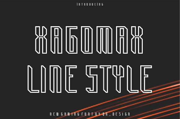 Xagomax Line: The Bold Typeface That Elevates Small Business Branding
